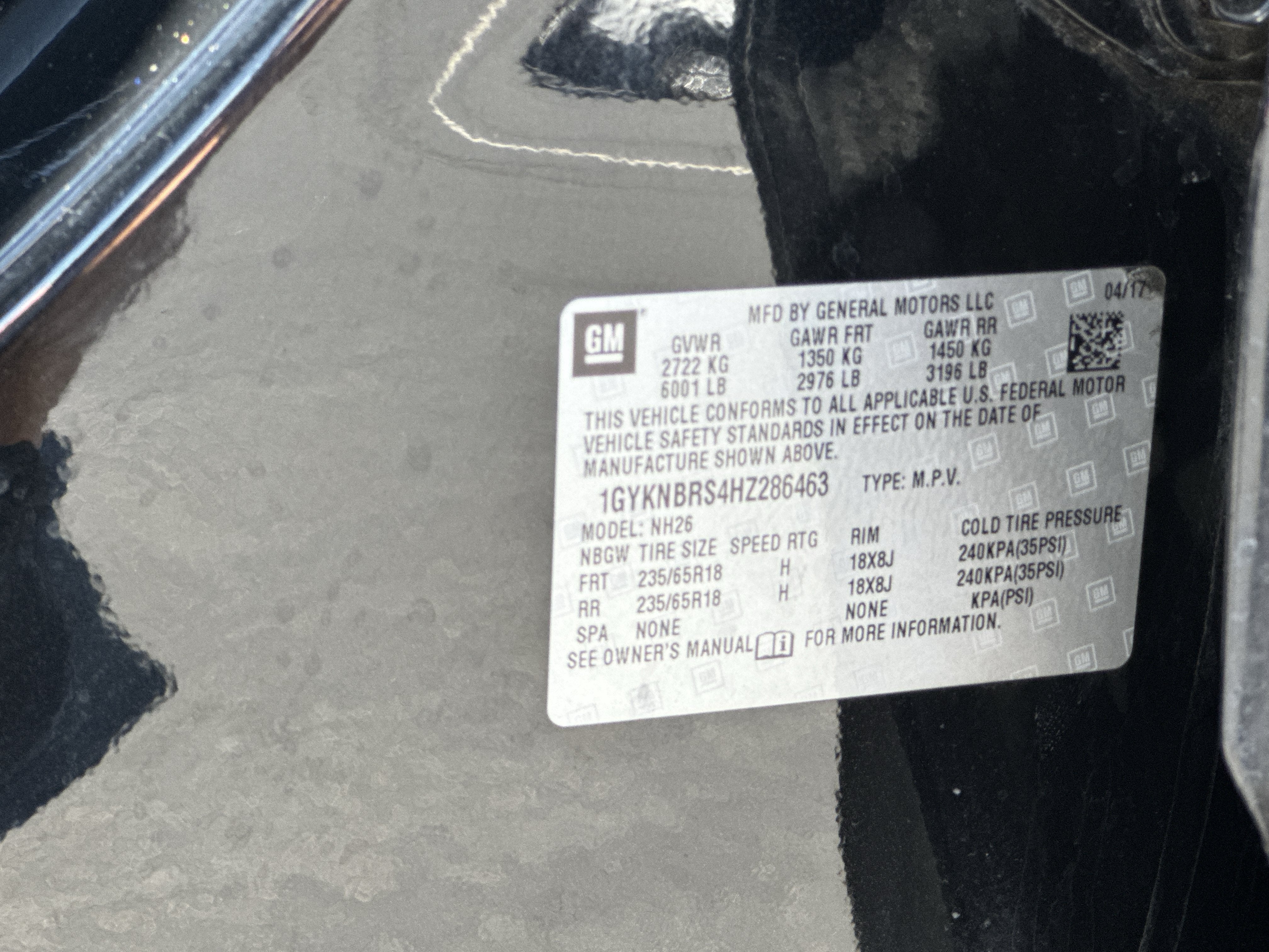 2017 Cadillac XT5 Luxury FWD