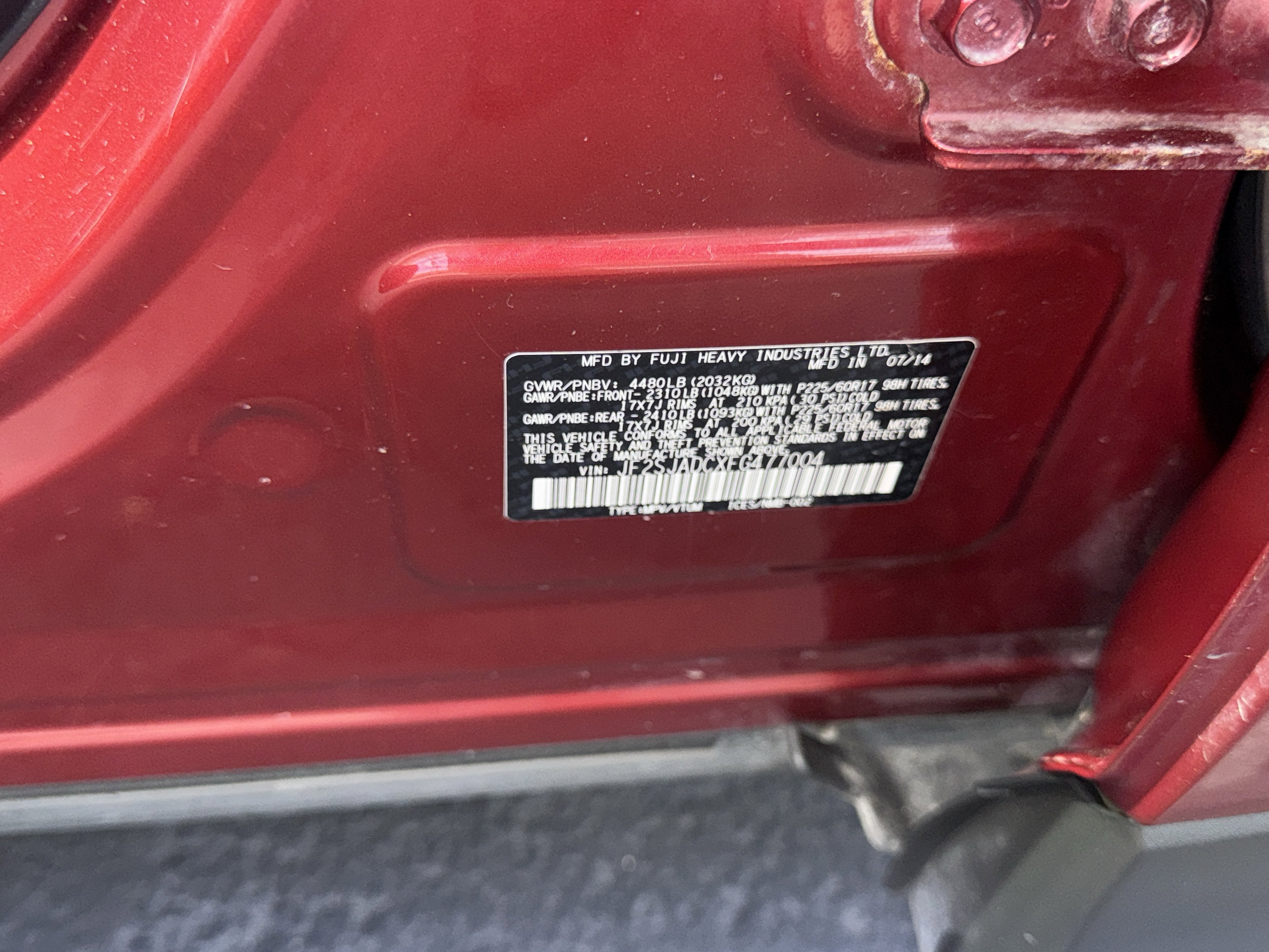 2015 Subaru Forester 2.5i Premium