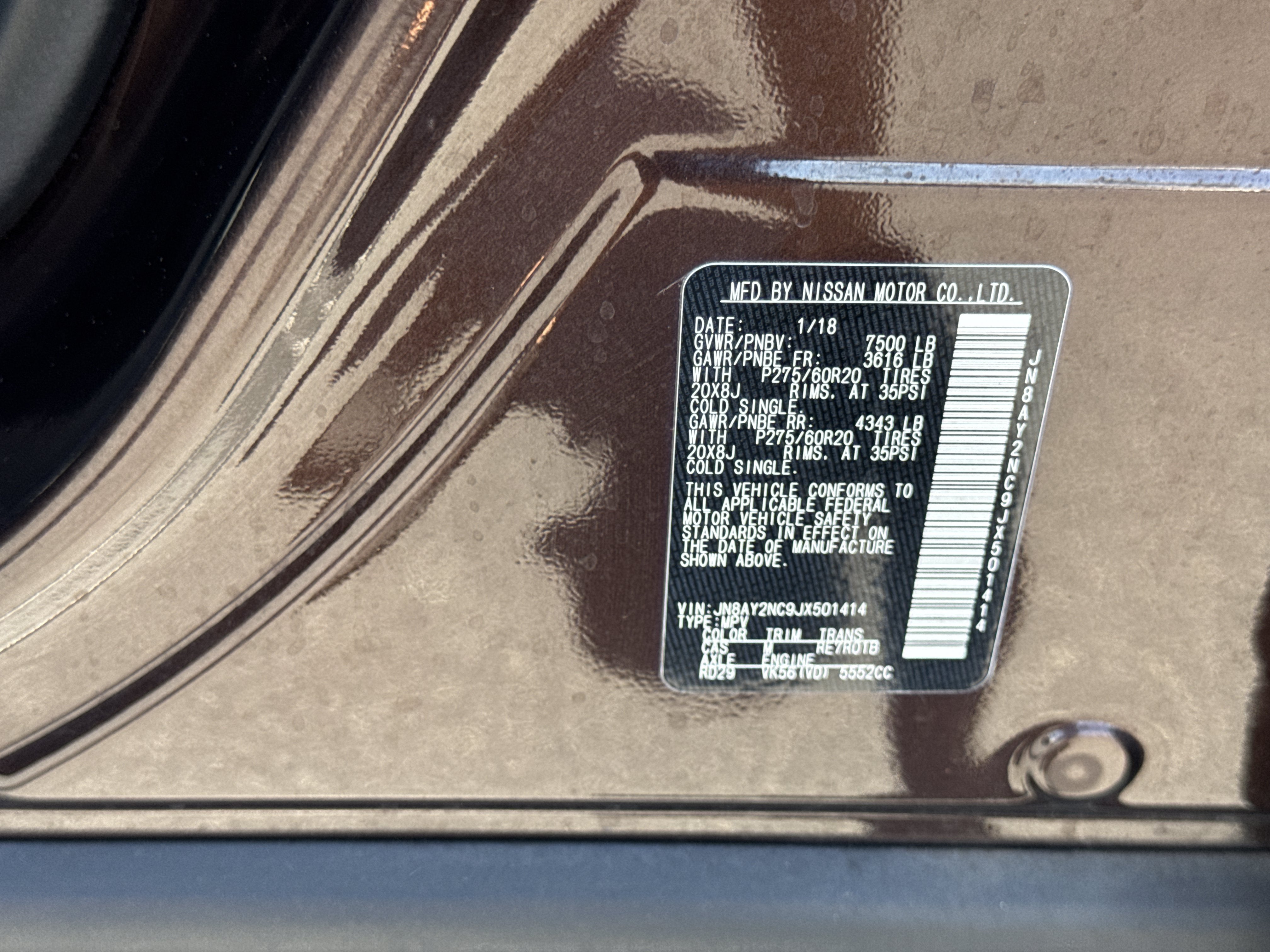 2018 Nissan Armada SL