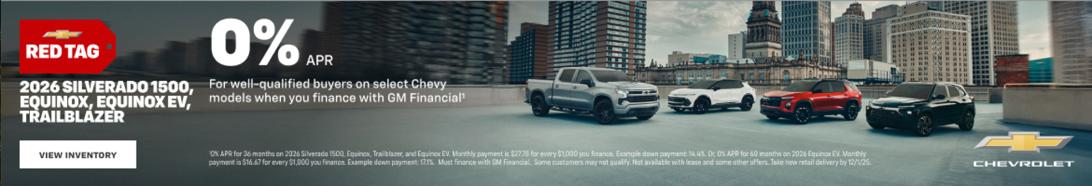 2026 Silverado 1500, Equinox, Equinox EV,Trailblazer